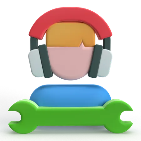 Technical Support  3D Icon