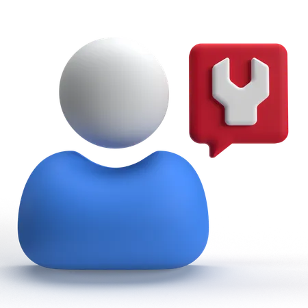Technician  3D Icon