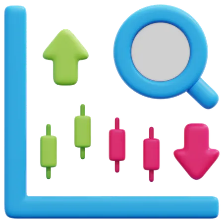 Technische Analyse  3D Icon