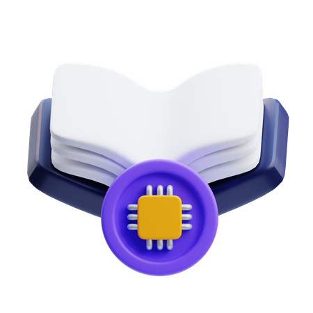 Technological Book  3D Icon