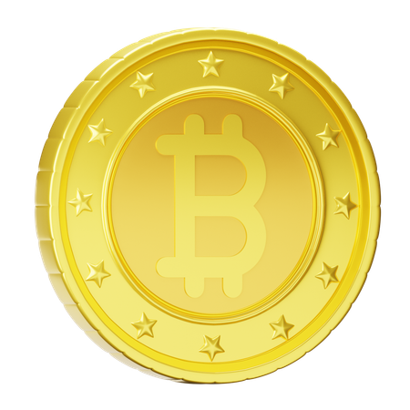 Technologie Bitcoin  3D Icon