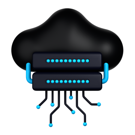 Technologie cloud  3D Icon