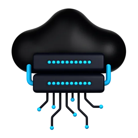 Technologie cloud  3D Icon