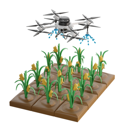 Technologie des drones  3D Icon