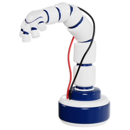 Technologie future de la main robotique  3D Icon