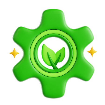 Technologie verte  3D Icon