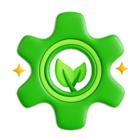 Technologie verte  3D Icon