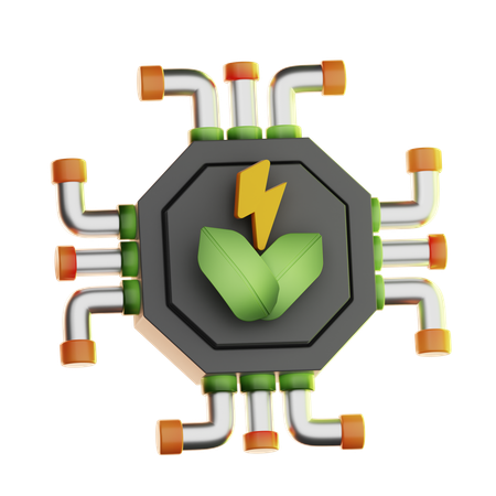 Technologie verte  3D Icon