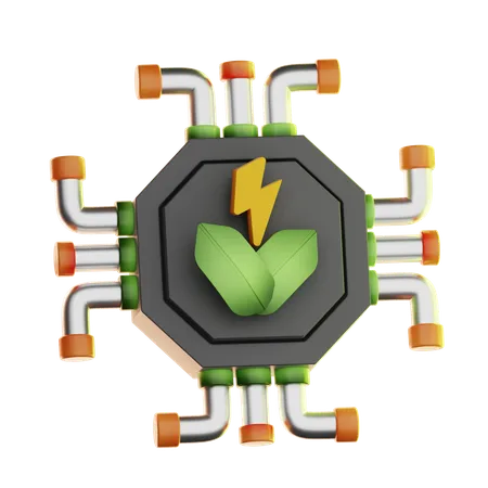 Technologie verte  3D Icon