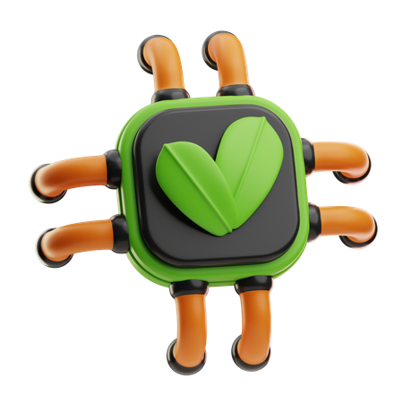 Technologie verte  3D Icon