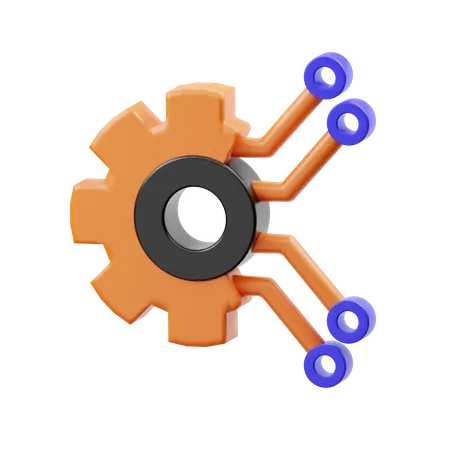 Technology  3D Icon