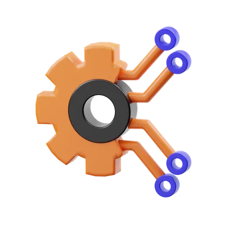 Technology 3D Icon