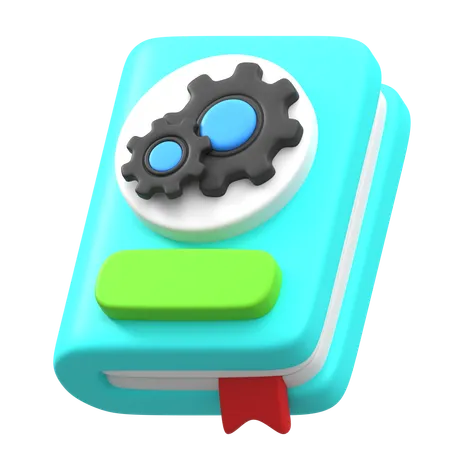 Technology Book  3D Icon
