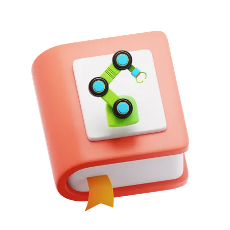 Technology book  3D Icon