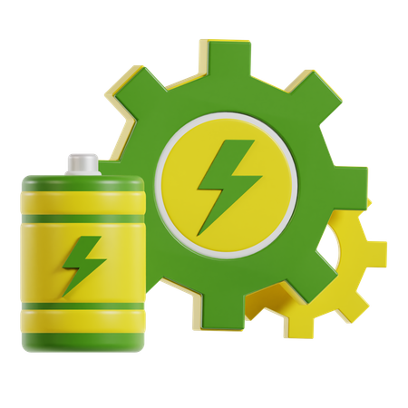 Technology Energy  3D Icon