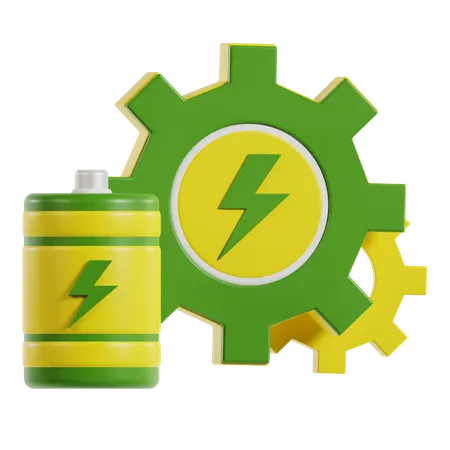 Technology Energy  3D Icon