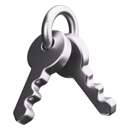 Llave de la casa  3D Icon