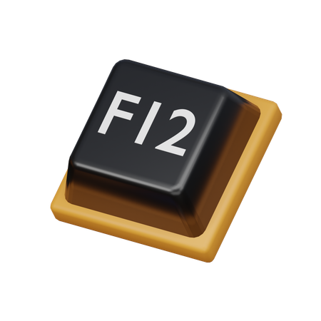 Tecla f12  3D Icon
