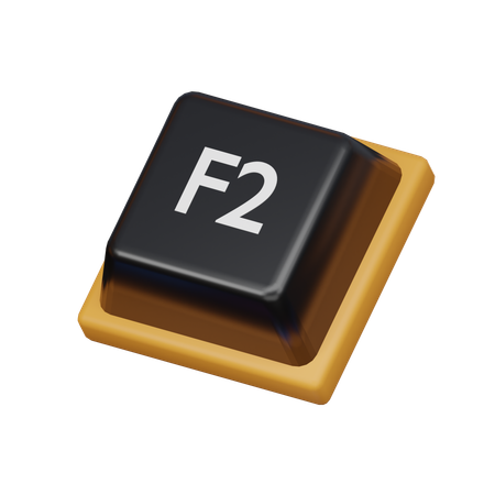 Tecla f2  3D Icon