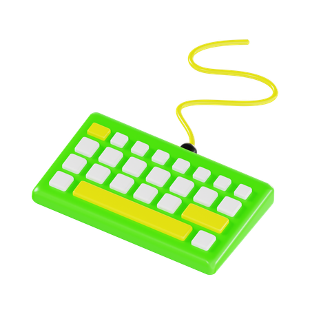 Teclado  3D Icon