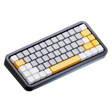 Teclado  3D Icon
