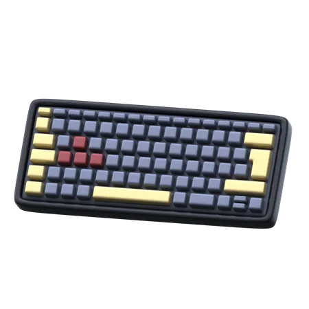 Teclado  3D Icon