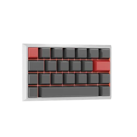 Teclado  3D Icon