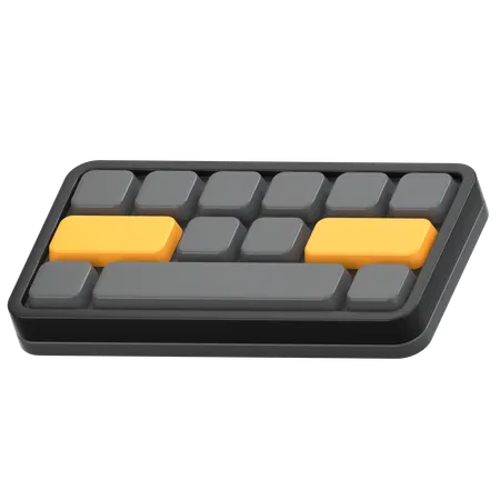 Teclado  3D Icon