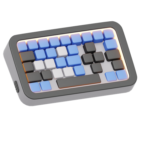 Teclado  3D Icon