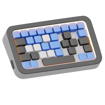 Teclado  3D Icon