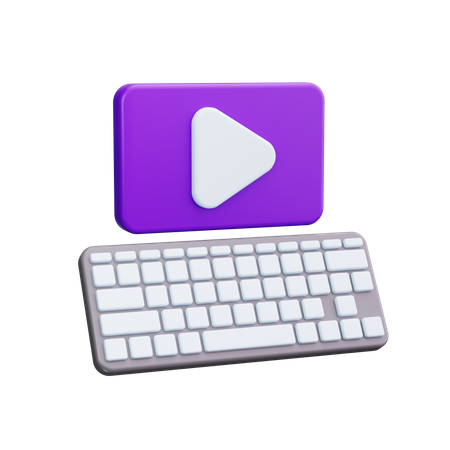 Teclado  3D Icon