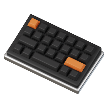 Teclado  3D Icon