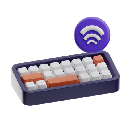 Teclado  3D Icon