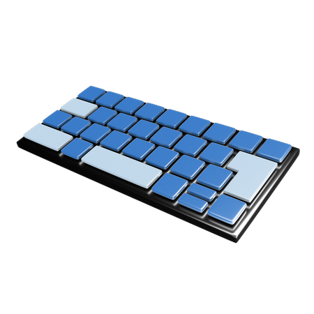Teclado  3D Icon