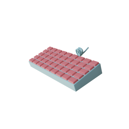 Teclado  3D Icon