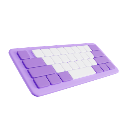 Teclado  3D Icon