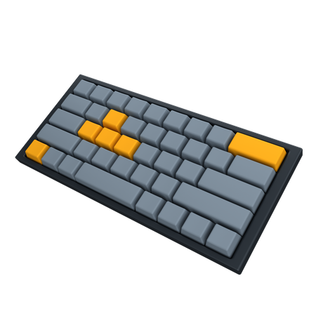 Teclado  3D Icon