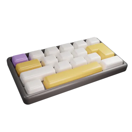 Teclado  3D Icon