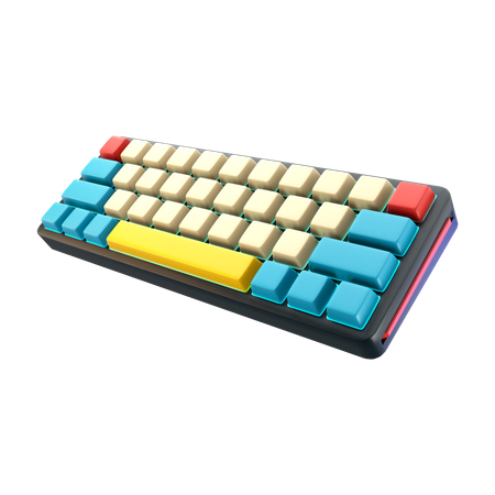 Teclado  3D Icon