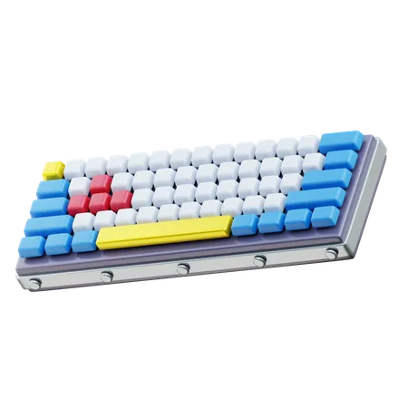 Teclado  3D Icon