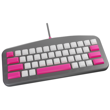 Teclado com fio  Ícone 3D