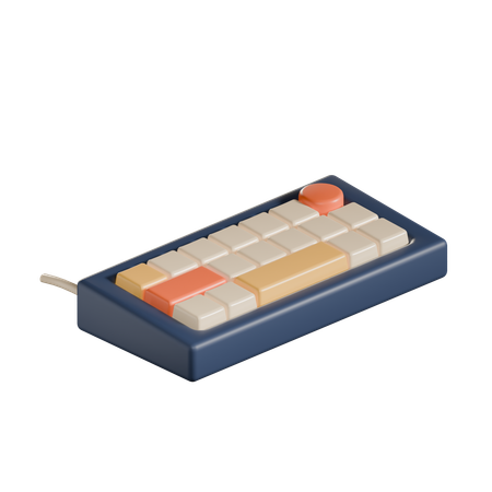 Teclado de computador  3D Icon