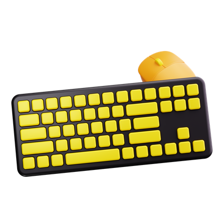 Teclado  3D Icon