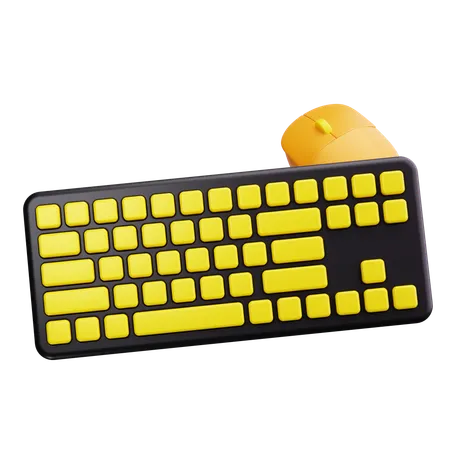 Teclado  3D Icon