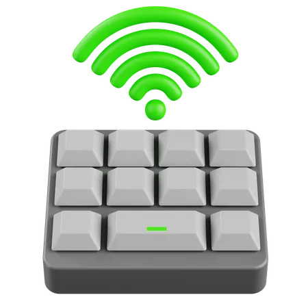 Teclado inalámbrico  3D Icon