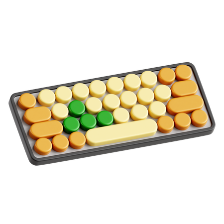 Teclado inalambrico  3D Icon