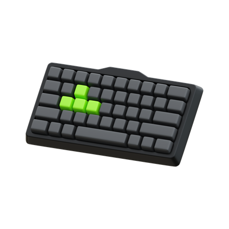 Teclado para juegos  3D Icon