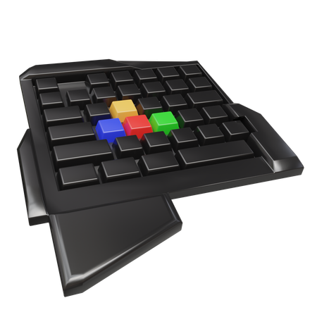 Juegos de teclado  3D Icon