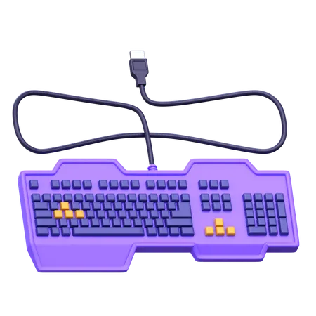 Teclado para juegos  3D Icon