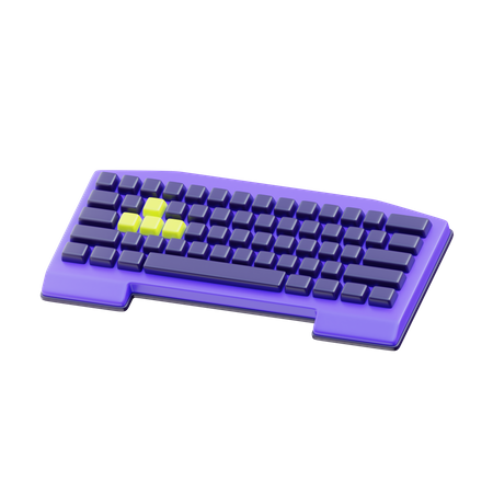 Teclado para juegos  3D Icon